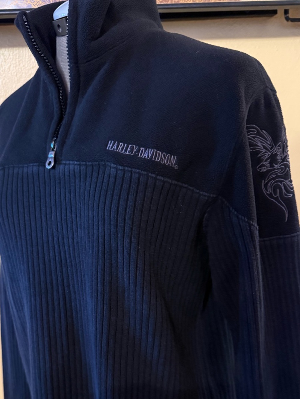 Harley Davidson pullover jacket - Picture 2 of 6